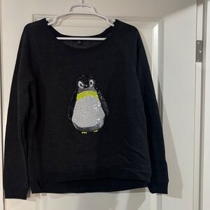 American Eagle Outfitters Sweater with Penguin Design